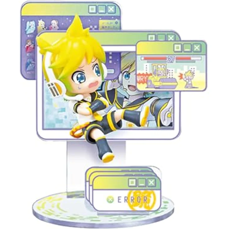 Re-Ment Hatsune Miku Minifiguren, 6 cm Window Figure Collection Display (6), PVC Sammelfiguren, inklusive Hatsune Miku und Freunde – Bild 6