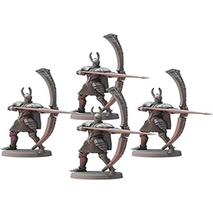 Steamforged Games Dark Souls The Role Playing - Silver Knight Greatbowmen Miniaturen & Statistikkarten für D&D 5E, unisex