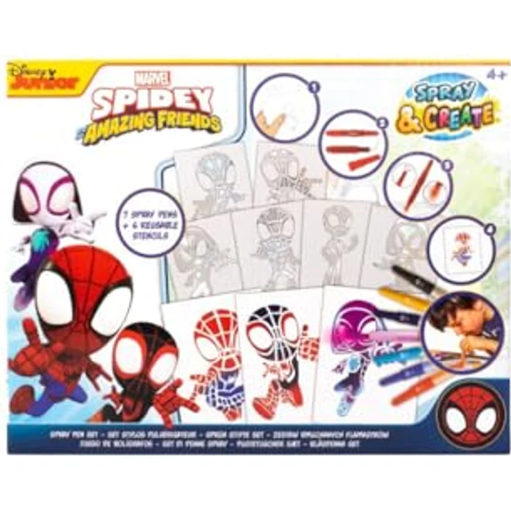 Spidey und seine Superfreunde - Sprüh Stifte Set - Spidey – Bild 4