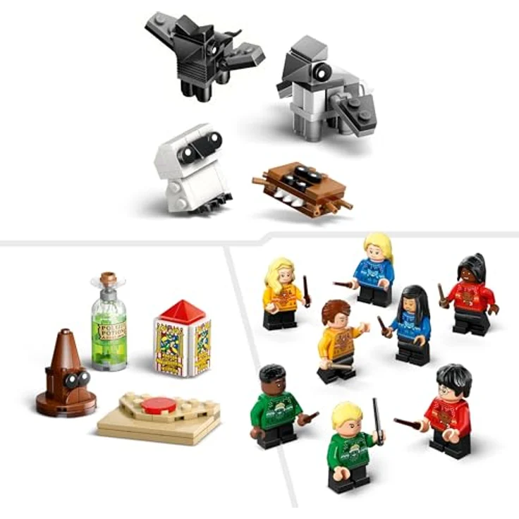 LEGO 76456 Harry Potter Adventskalender, kreatives Spielzeug mit verschiedenen Modellen und Figuren für Erwachsene und Kinder ab 7 Jahren – Bild 4