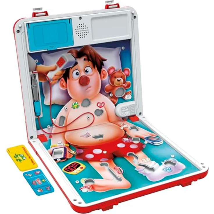 Hasbro Gaming Doktor Bibber elektronisches Brettspiel mit Tragebox und 2 Spielarten, Deutsche Fassung – Bild 3