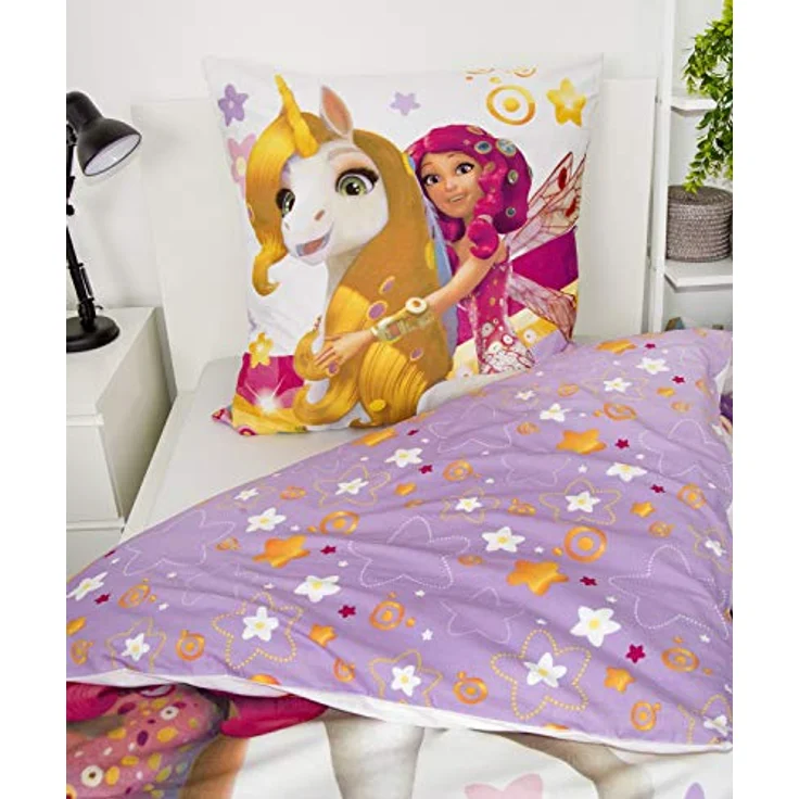 Herding Mia & Me Bettwäsche-Set, Wendemotiv, Kopfkissenbezug 80 x 80 cm, Bettbezug 135 x 200 cm, Baumwolle/Renforcé, Mehrfarbig – Bild 4