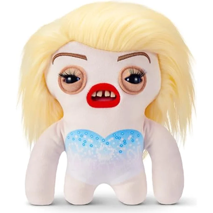 Zuru Fuggler Funny Ugly Monster - Care Bears Mürrischer-Bär, 22 cm ultrakuscheliges Kuscheltier mit Überraschungsfigur – Bild 1