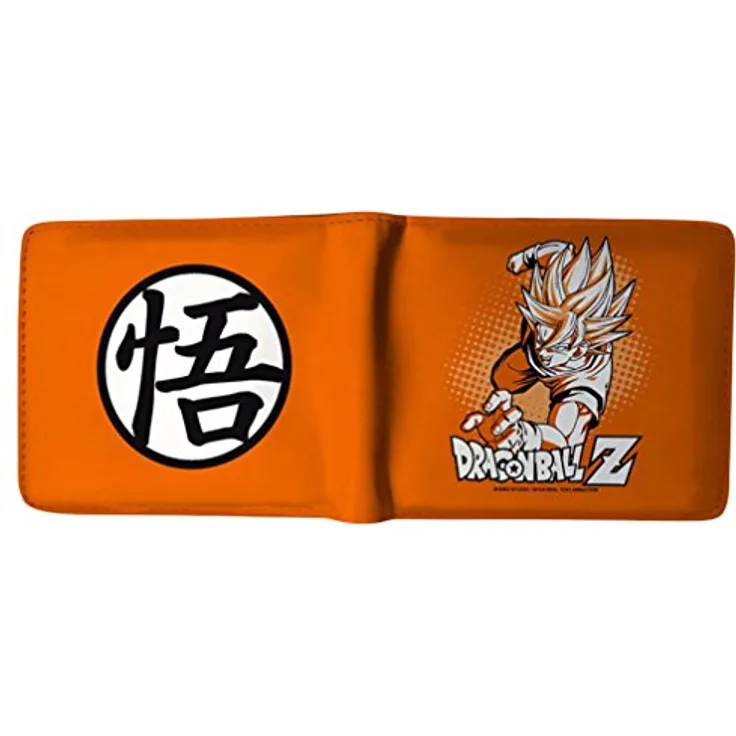 ABYSTYLE Dragon Ball ABYBAG167 Goku Geldbörse, orange, mit Ausweisfenster und Münzfach, 22 cm x 9,5 cm