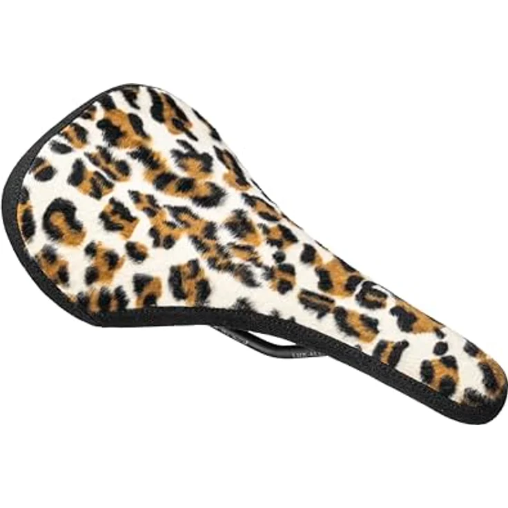 SDG Bel-AIR 3.0 Traditioneller Lux-Legierungsschiene, Tiersattel, Leopard Fahrradsattel – Bild 2