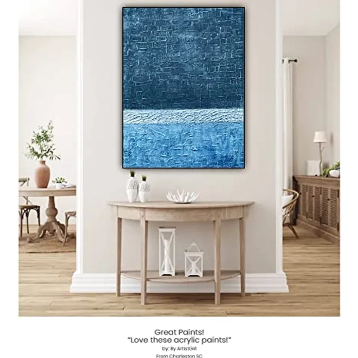 LUKAS Cryl Studio Künstler-Acrylfarbe, hochwertige weiß, 250 ml, schnelltrocknend und wasserverdünnbar – Bild 4