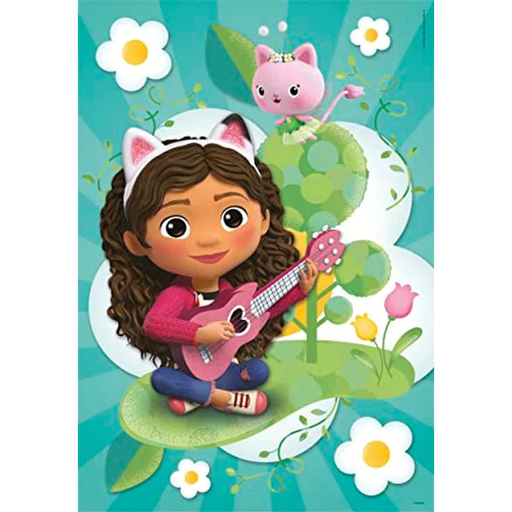 Clementoni DreamWorks Gabby's Dollhouse, 3 Puzzle mit 48 Teilen, buntes Kinderpuzzle mit Leuchtkraft für Kinder ab 5 Jahren, 25290 – Bild 2