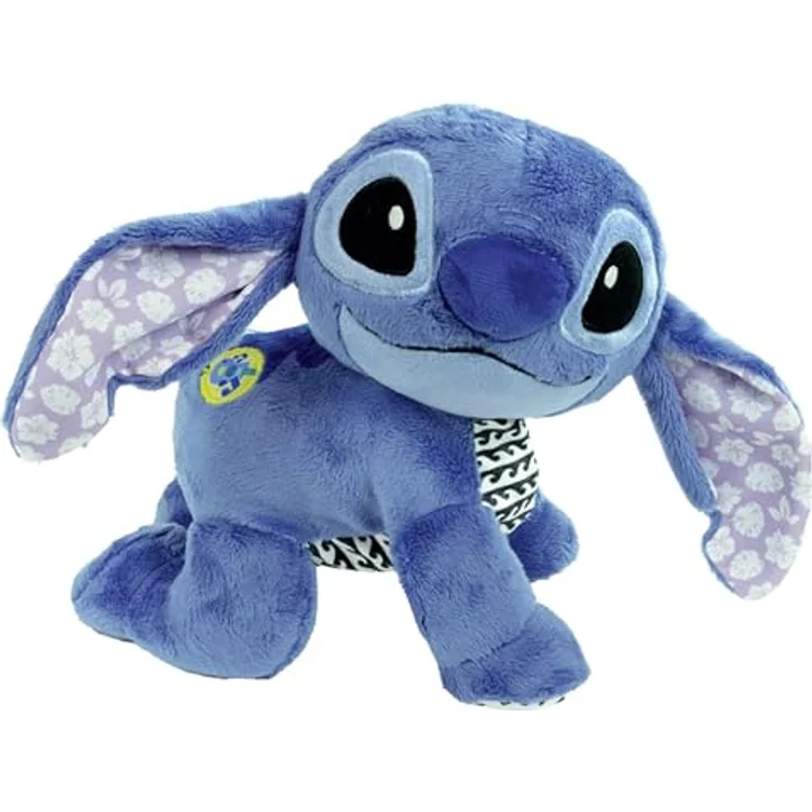 Clementoni® Plüschfigur Disney Baby Krabbel mit mir Stitch, interaktives Kuscheltier mit Sound und Bewegungsanregung – Bild 1