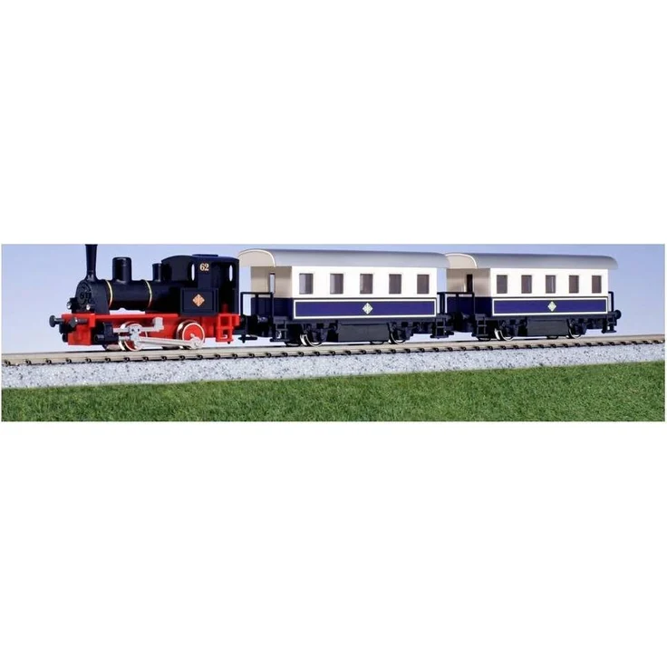 Kato K10503-2 N Personenzug mit Dampflok, Pocket Line, Glockenankermotor
