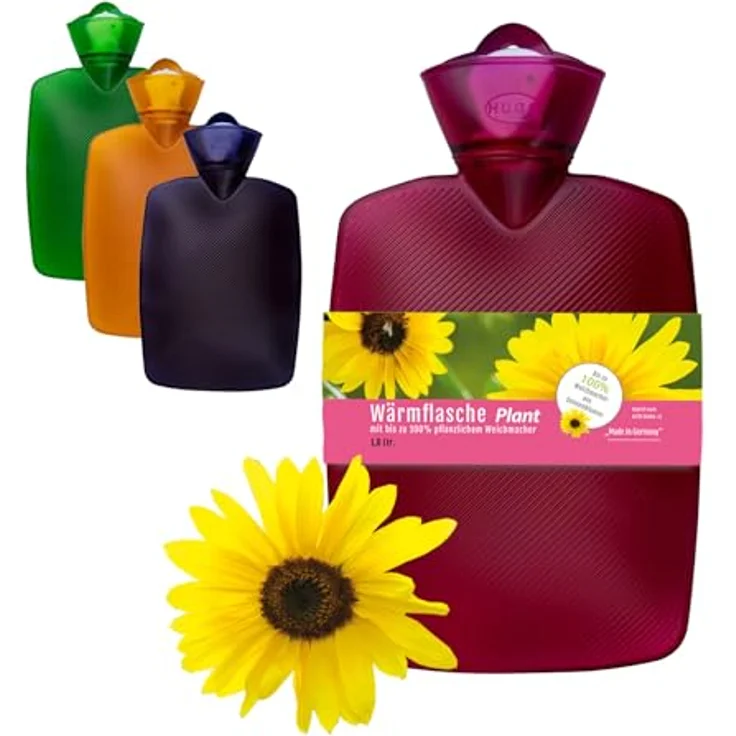 FROSCH Wärmflasche, Kunststoff, Creme, 1,8 l, thermoplastisches Material mit pflanzlichen Weichmachern – Bild 4