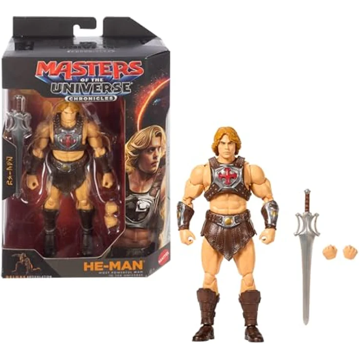Mattel Masters of the Universe 2026 Movie Chronicles He-Man Actionfigur, 18 cm, detailreiche Gestaltung für Sammler und Fans ab 6 Jahren – Bild 1