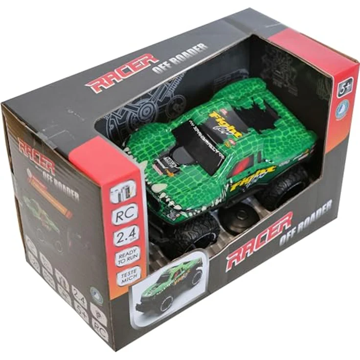 Vedes Racer R/C Light Offroader, 2.4 GHz, Ferngesteuertes Auto – Bild 2