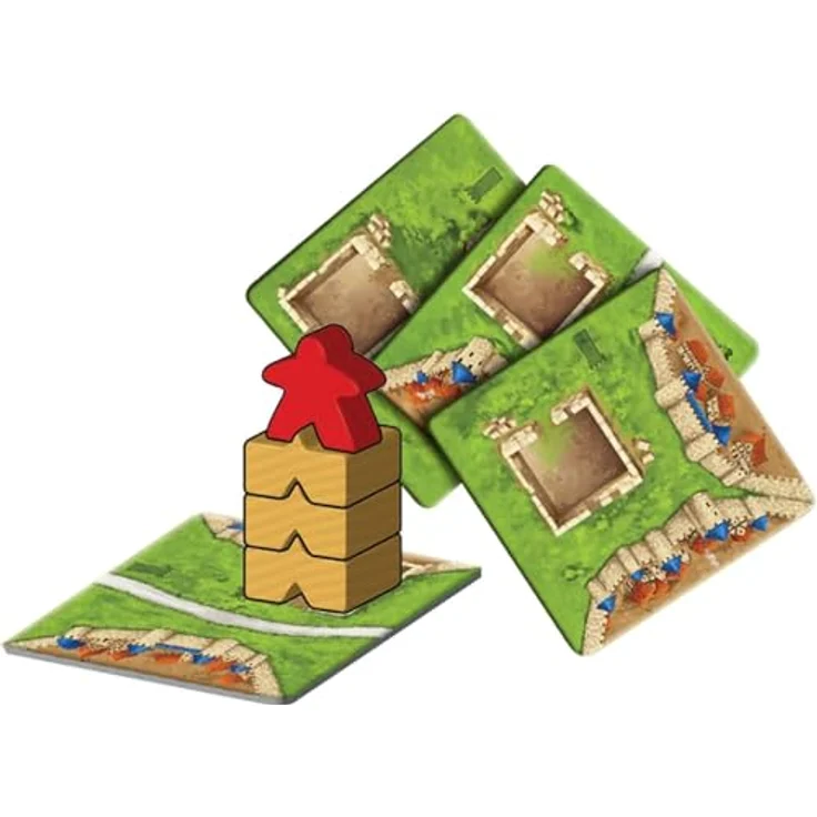 Z-Man Games Carcassonne: Der Turm 4. Erweiterung, Brettspiel für 2-6 Spieler, englisch, 2017 Edition – Bild 5
