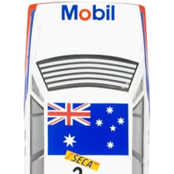 Scalextric C4549 Holden VL Commodore, Slotcar im Maßstab 1:32 mit Fahrerfigur und Scheinwerfern, weiß – Bild 5
