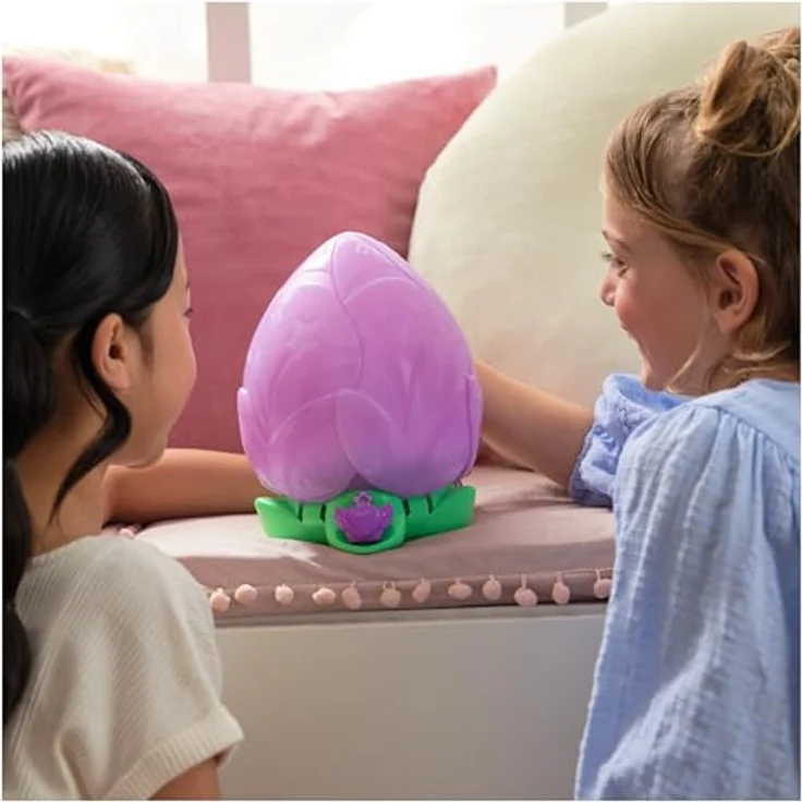 Hatchimals Bloomables Puppyfly, Interaktives Spielzeug mit doppelter Verwandlung, über 100 Geräuschen, rosa und zartviolett – Bild 2
