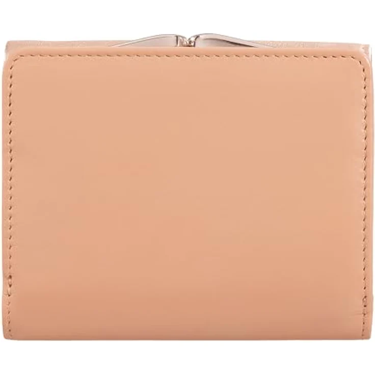 DuDu Corsica Geldbörse, RFID Schutz, aus 100% Leder, 11 cm x 8.5 cm x 3 cm, roségold – Bild 2