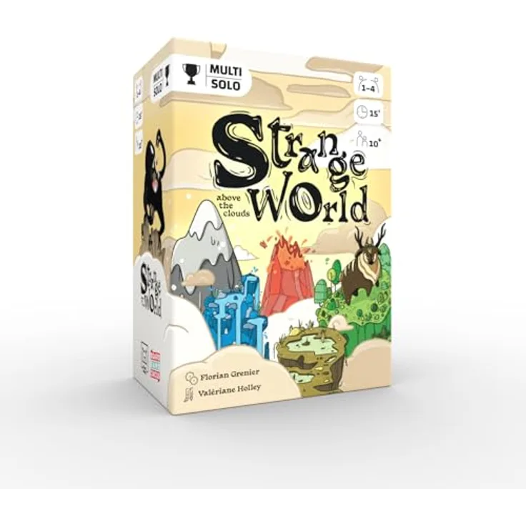 Board Game Circus Strange World Above the Clouds, taktisches Legespiel für 1-4 Personen, 15 Minuten Spielzeit, deutsch