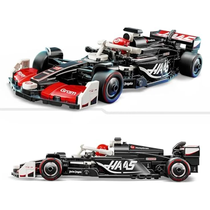 LEGO Speed Champions MoneyGram Haas F1 Team VF-24 Rennauto - Rennwagen Modell mit Formel 1 Minifigur - Für Kinder ab 10 Jahren und Motorsport Fans 77250 – Bild 3