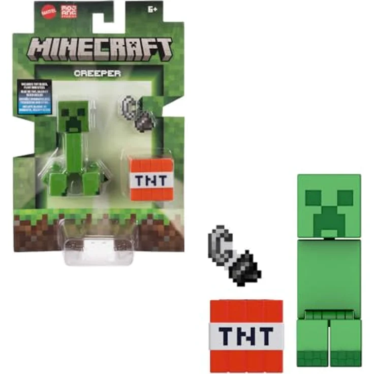 Mattel Minecraft - Biome Builders - 8.25 cm Actionfigur mit beweglichen Gelenken und Zubehör, verschiedene Designs erhältlich – Bild 1