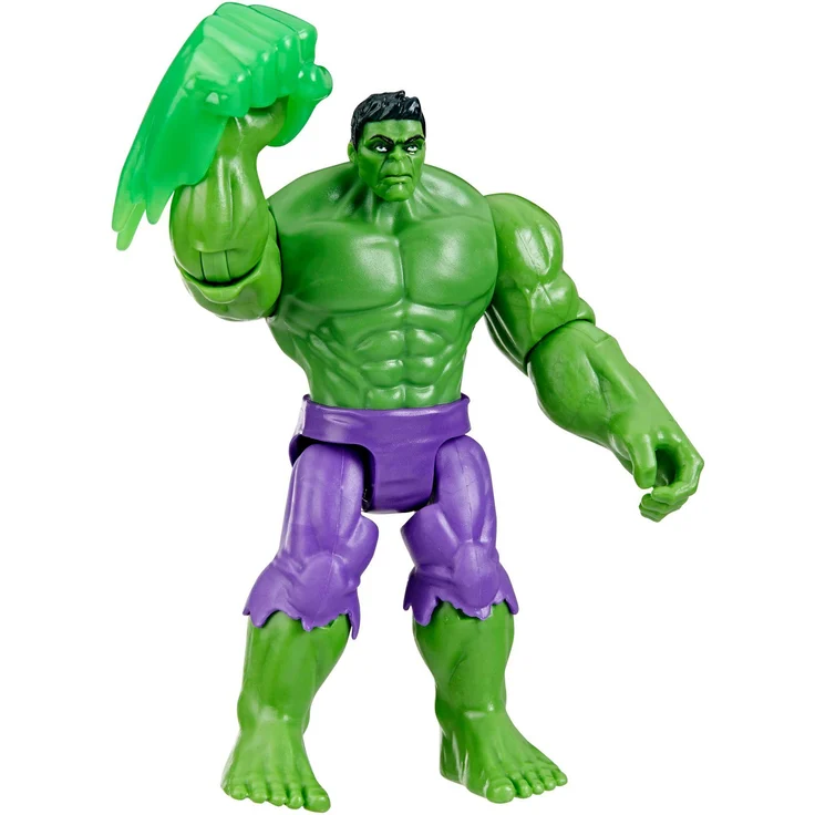 Hasbro Actionfigur Marvel Avengers, Hulk Deluxe in 10 cm Skala mit beweglichen Armen und Beinen – Bild 1