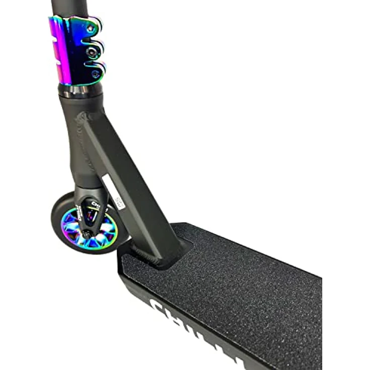 Chilli Pro Reaper Stunt-Scooter H=84cm LTD F26 Schwarz Regenbogen Rainbow + Fantic26 Extra Team Griptape – Bild 5