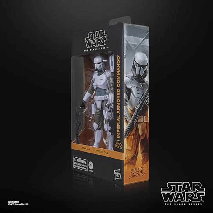 Hasbro Star Wars: The Mandalorian Black Series Imperial Armored Commando, 15 cm Actionfigur mit detailliertem Design – Bild 9