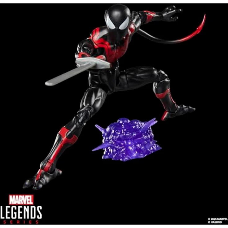 Hasbro Marvel Legends Series Uncanny Spider-Man (Nightcrawler), Retro Comics Action-Figur mit 5 Accessoires, 15 cm – Bild 5