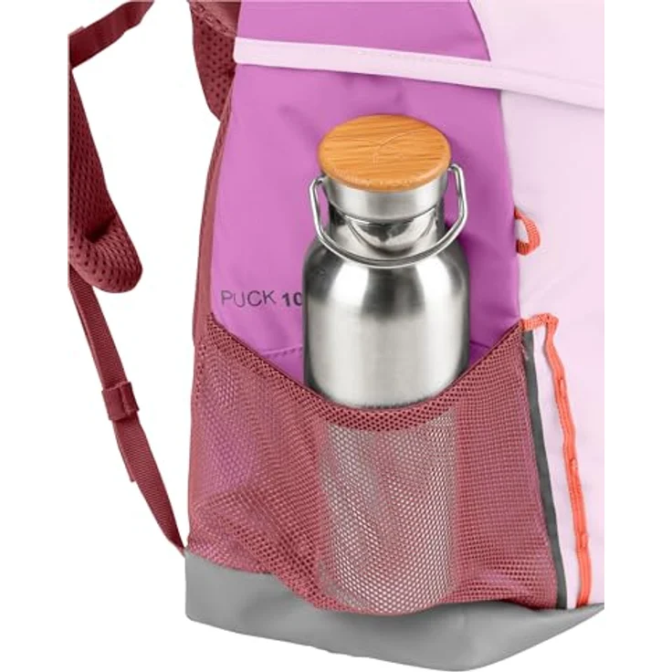 Vaude Puck 10, Kinderrucksack 38 cm, rosa, aus 100% Polyester, 24 x 11 cm – Bild 9