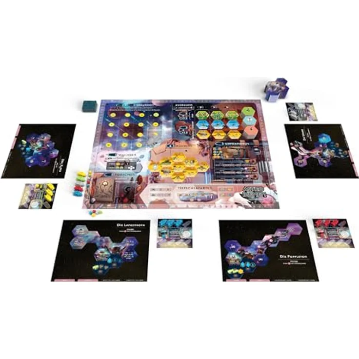 Feuerland Spiele Astrobienen, Brettspiel mit 20 einzigartigen Fraktionen, auf Deutsch, für 1-5 Spieler, 60-90 Minuten Spieldauer – Bild 4