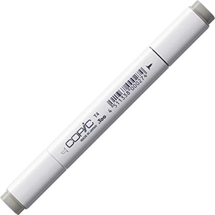 Copic Classic Marker Typ T - 4, toner gray No. 4, professioneller Layoutmarker mit dualem Spitzensystem und Nachfüllfunktion – Bild 1