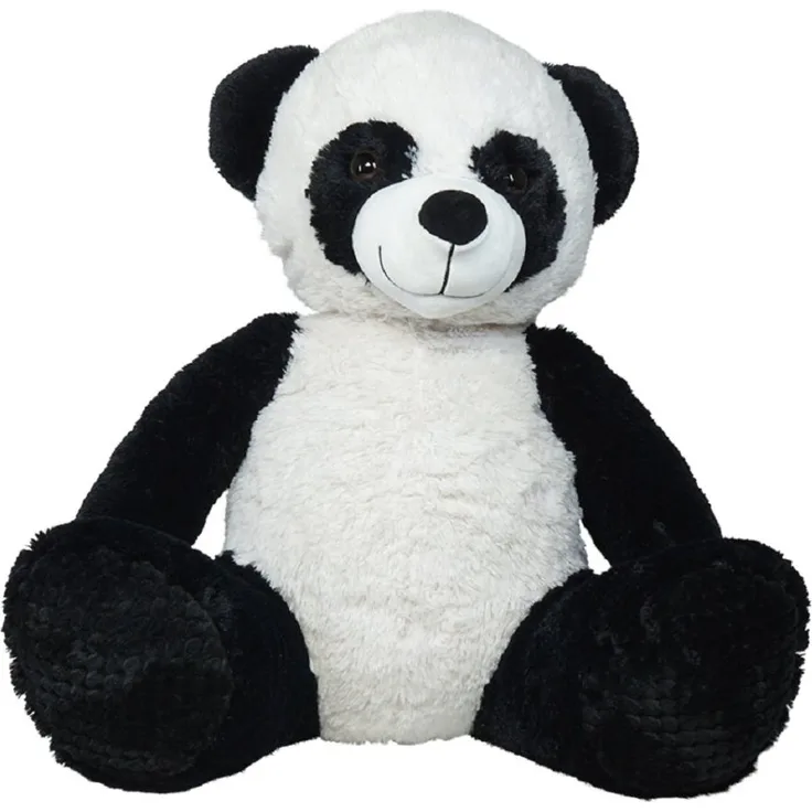 JollyPlush Kuscheltier Panda, Flauschiges Plüschtier, 80 cm groß für Kinder