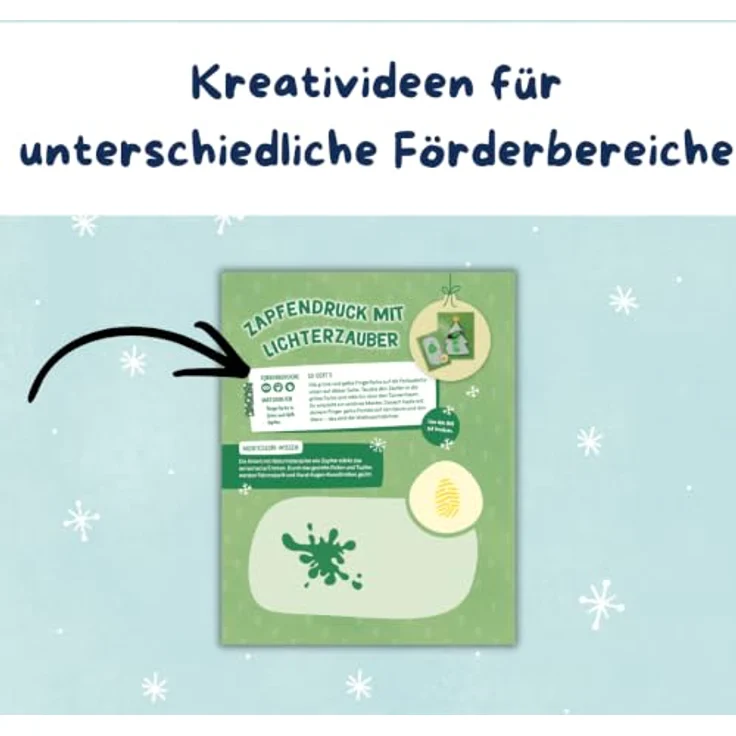 Sonstige Verlage Montessori Adventskalender, 24 kreative Bastelideen zur Förderung von Motorik, Sprache, Denken, Sinne und Spielen, ab 3 Jahren – Bild 5