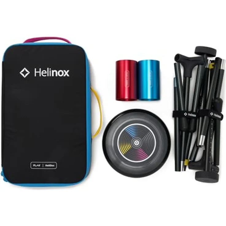 Helinox HeliDisc Black, Wurfspiel mit Zieltreffern für Outdoor-Arenen, schwarz – Bild 1