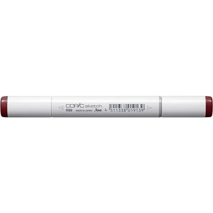Copic Sketch Marker Typ R - 89, Dark Red, professioneller Pinselmarker mit Super-Brush- und Medium-Broad-Spitze – Bild 3