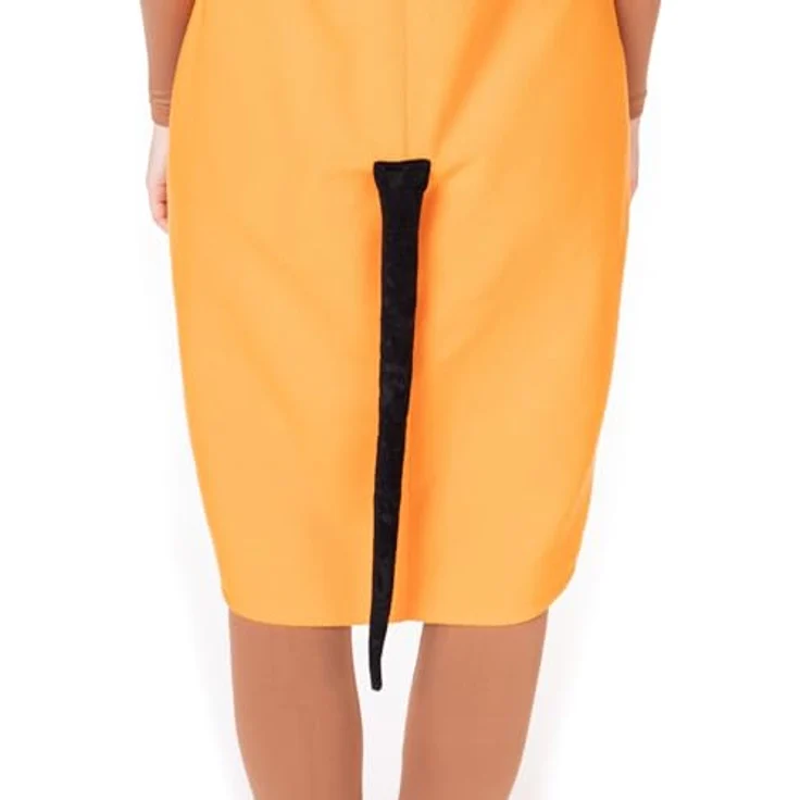 Maskworld Die Sendung mit der Maus - Maus Kleid (XXL), orange, ärmellos mit Maus-Gesicht Aufdruck, inkl. Haarreifen mit Mausohren – Bild 8