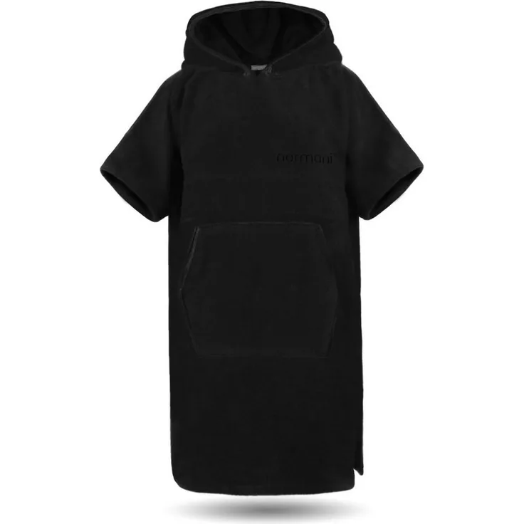 normani Badeponcho Bademantel Surfer Poncho, 110, Baumwolle, Kapuze, Schlupf, saugstark, Navy - Preisvergleich