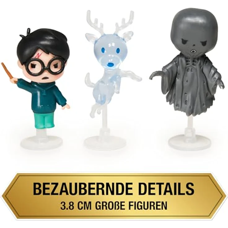 Wizarding World Micro Magical Moments Sammelfiguren Set, Harry Potter, Patronus und Dementor im Setzkasten, für Kinder ab 6 Jahren – Bild 3