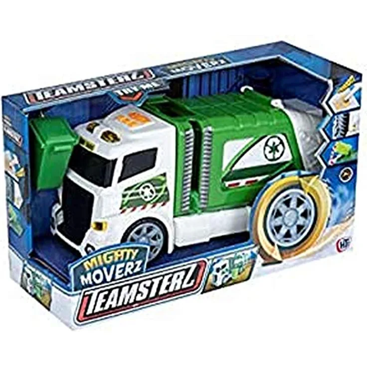 CYPBRANDS Dumel - Müllwagen mit Licht und Sounds Teamsterz (CYP 1), Höchste Qualität, Hohe Widerstandsfähigkeit