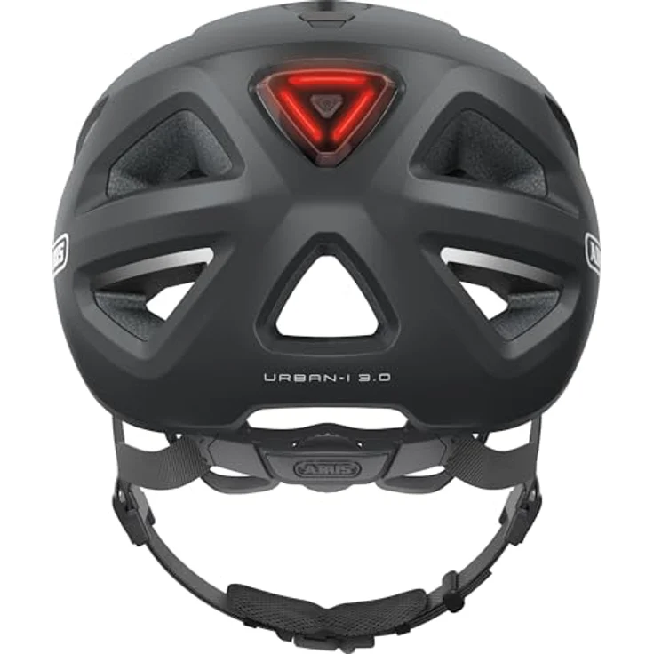 Abus Helm Urban-I 3. 0 - Velvet Black 52 - 58 cm – Bild 4