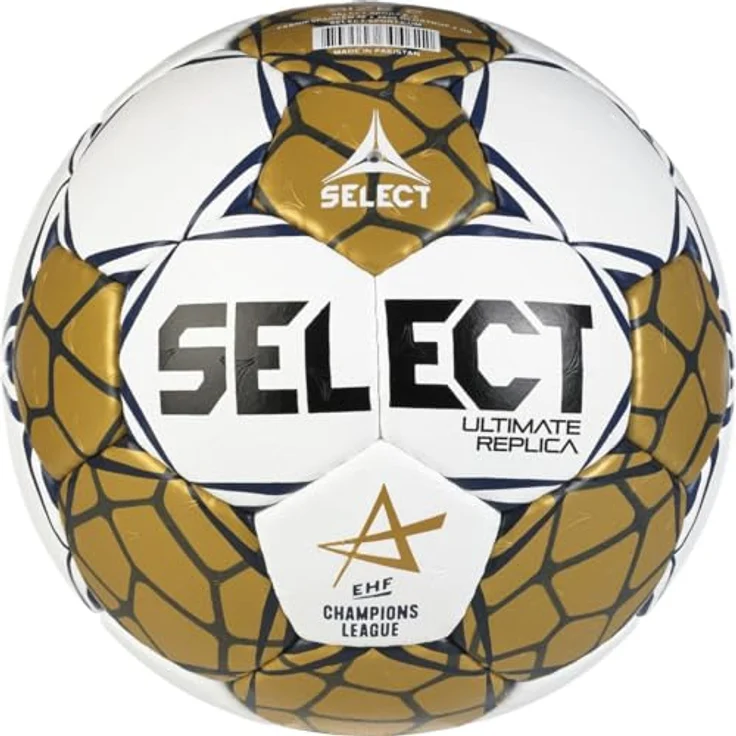 Select Handball Ultimate Replica EHF Champions League v24, Trainingsball mit guter Griffigkeit, Ballgr. 3 – Bild 1