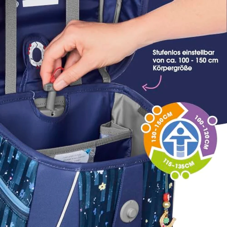 Step by Step Schulranzen SPACE Schulranzen-Set, mehrfarbig mit ausreichend Stauraum für Schulmaterialien – Bild 6