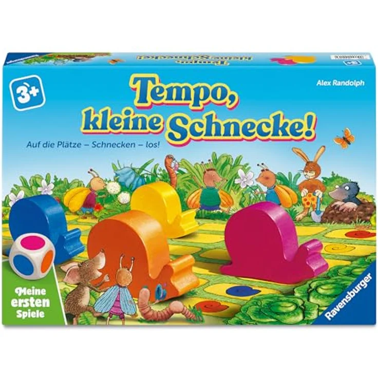 Ravensburger Tempo, kleine Schnecke - Brettspiel für 2-6 Spieler, ab 3 Jahren, fördert Farben und Konzentration – Bild 2