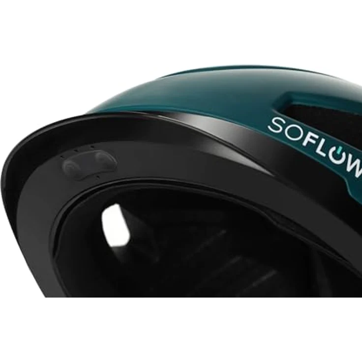 SoFlow Safe 'N' Drive Helm für Fahrräder, E-Scooter und Skateboards (Unisex, 55.5-59 cm, Türkis) – Bild 5