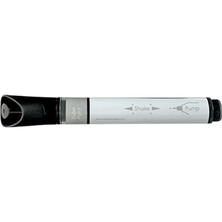NOBO Glastafel Marker, Rundspitze 3 mm, schwarz, VE=4 Stück, trocken abwischbar – Bild 9