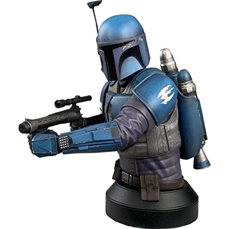 Diamond Select Star Wars The Mandalorian Bust 1/6 Death Watch, limitierte Polystone Büste, 18 cm, handnummeriert, mit Echtheitszertifikat – Bild 1