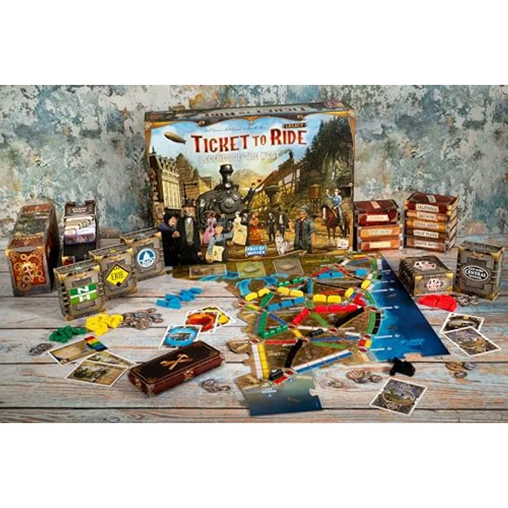 Days of Wonder Ticket to Ride Legacy - Legends of the West (engl.) - Englische Sprache, Dauerhafter Spielspaß und erweitertes Gameplay – Bild 4