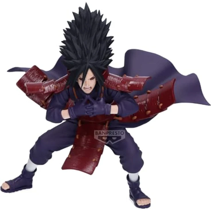 Banpresto Actionfigur Madara Uchiha, Naruto Shippuden, Vibration Stars, 13 cm, PVC, mehrfarbig, mit Basisständer, lizenziertes Sammlerstück – Bild 2
