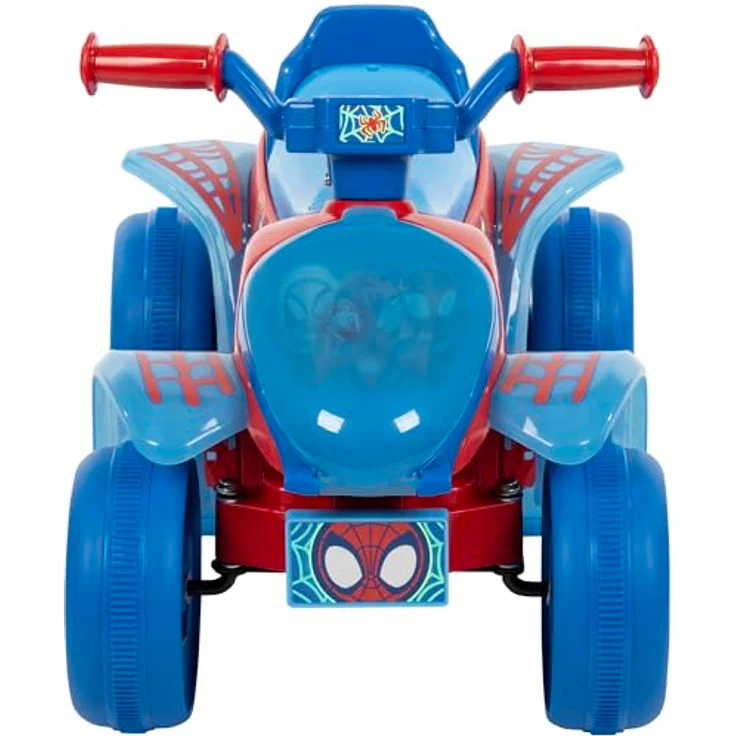 Huffy Spidey Mini Quad, Kinderelektroauto mit Marvel Spidey Motiv, 2,5 km/h, rot – Bild 2