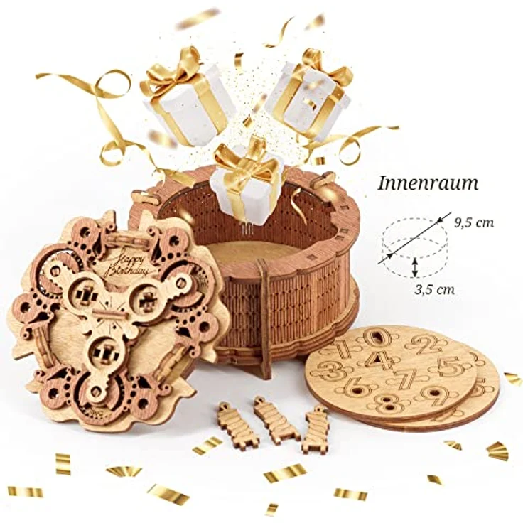 Birthday Cake Gift Puzzle Box – Bild 7