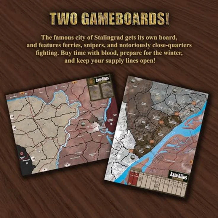 Renegade Game Studios Axis & Allies: Stalingrad – WWII Strategie Brettspiel, 2-Spieler Taktik, 150+ Miniaturen, zwei historische Szenarien, ab 14 Jahren – Bild 3
